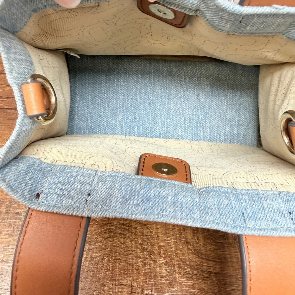 True Religion‎ Denim Mini Tote Bag